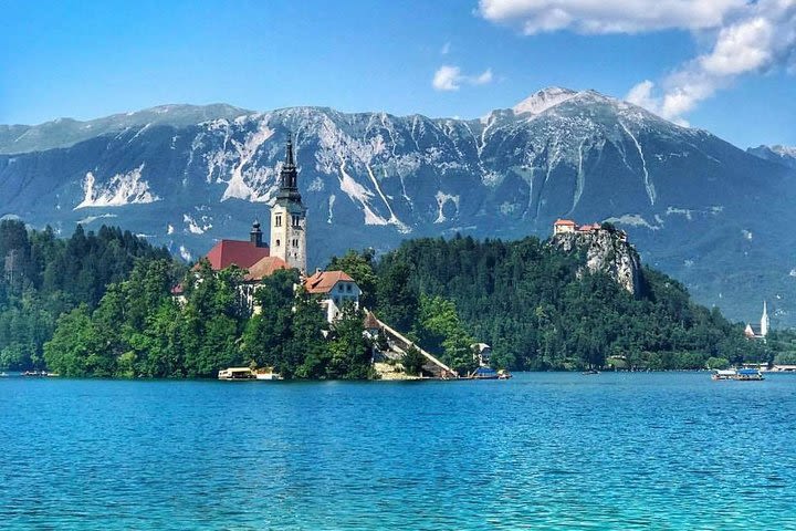 Slovenian highlights - Lake Bled, Postojna Cave & Predjama Castle from Ljubljana image