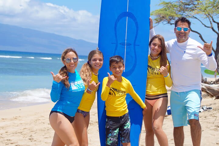 Private Surf Lesson for Group of 3-5 Near Lahaina image