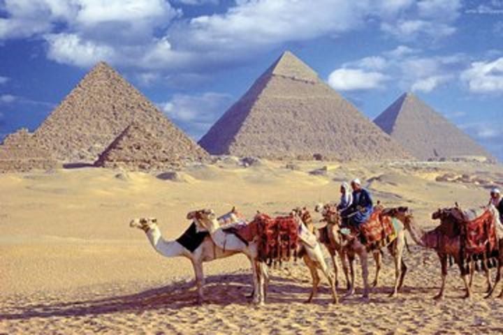 Giza pyramids Sphinx Sakkara and Memphis Day Tour from Cairo image