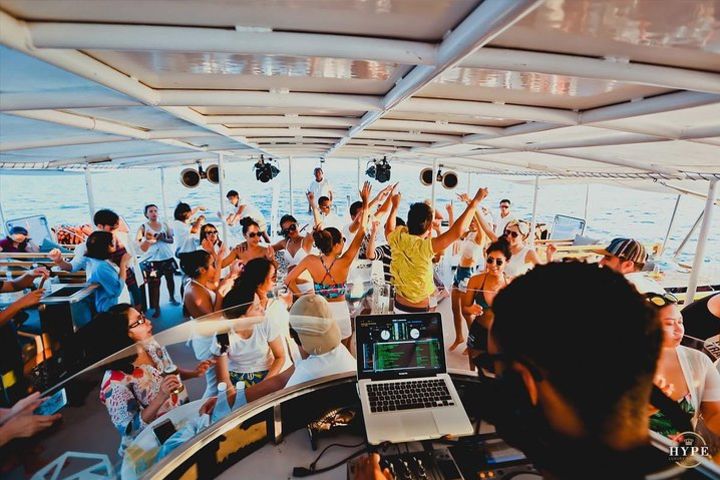 Hype Party Boat From Phuket Live Dj Lunch Sunset Unique Catamaran  image