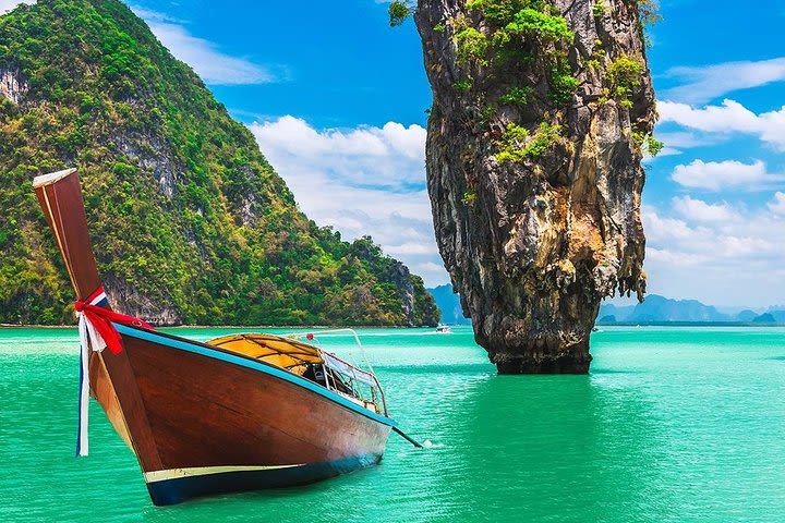 Phang Nga Bay By Long Tail Boat with Canoeing Trip image