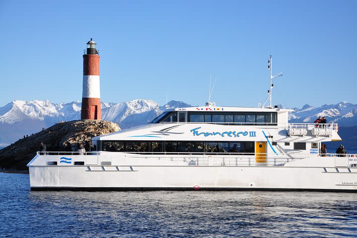 Canoero Catamarans - Canal Beagle Tour, Sea Lions and Les Eclaireurs Lighthouse. image