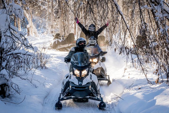 Guided Fairbanks Snowmobile Adventure image