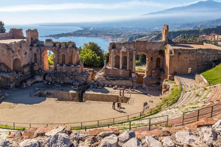 Mount Etna, Lunch in a Winery and Taormina Private Day-Trip from Messina image