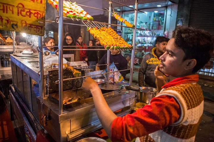 Private Afternoon Food Tour in Delhi with Rickshaw Ride image