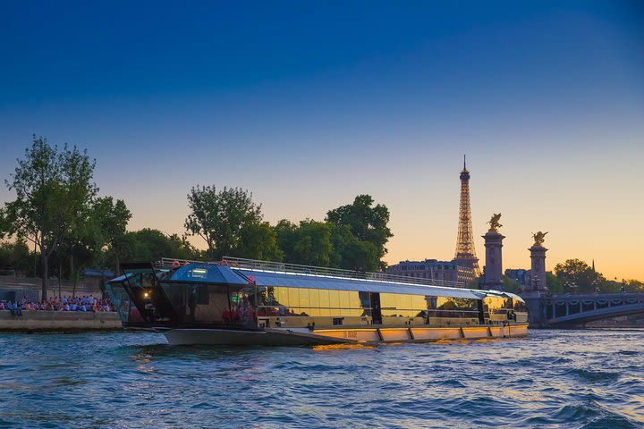 Bateaux Mouches Seine River Paris by Night Dinner Cruise with Live Music image