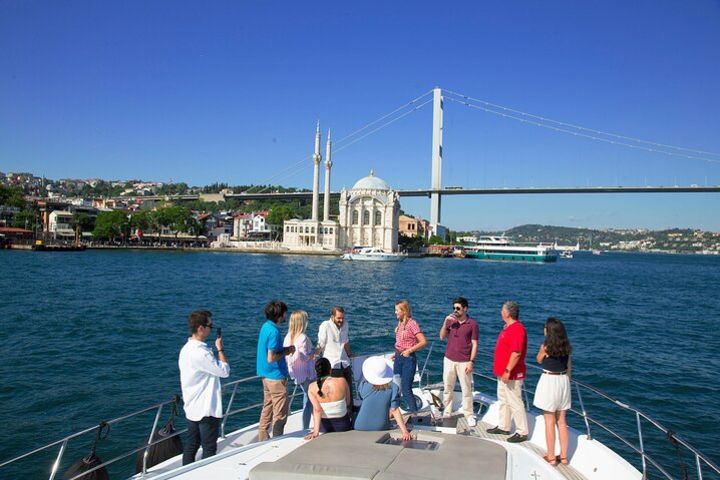 Bosphorus Yacht Tour with Drinks and Snacks in Istanbul image