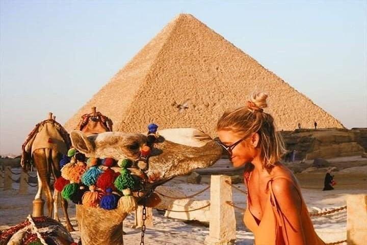 Full-Day Giza Pyramids, Sphinx, Memphis, and Saqqara and Camel Ride image