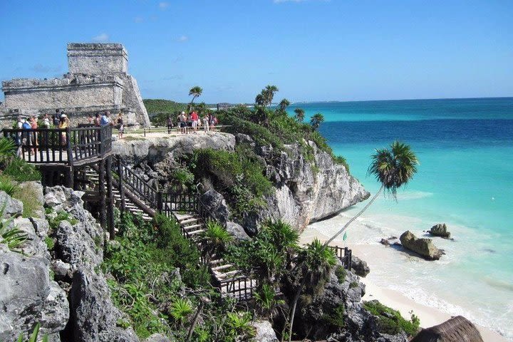 4x1 a tour to discover Tulum, Coba, Cenote and Playa del Carmen in one full day image