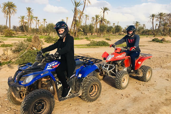  Private Quad Biking Safari In The Palm Grove Of Marrakech And Berber Home Tea  image