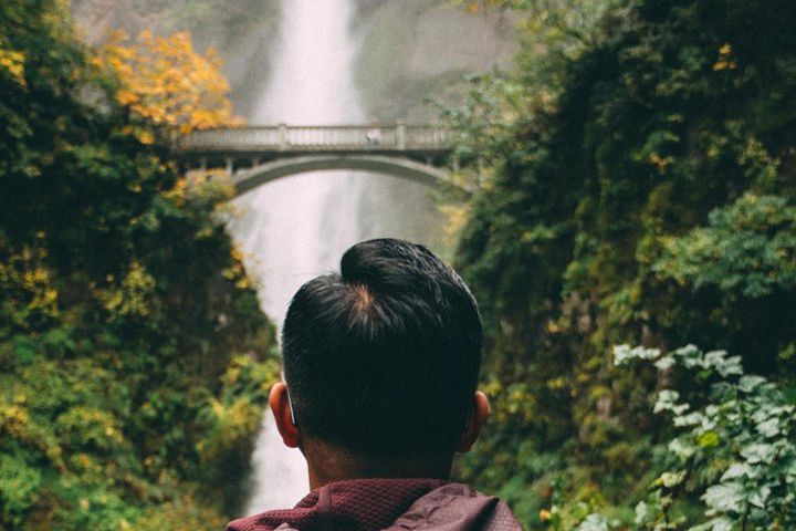 Visit Multnomah Falls, two waterfalls, & Vista House image