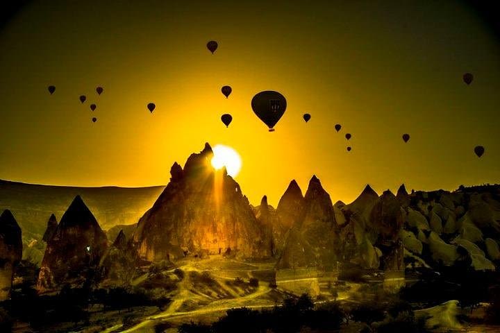 Cappadocia Fairy Chimneys Hot air balloon image