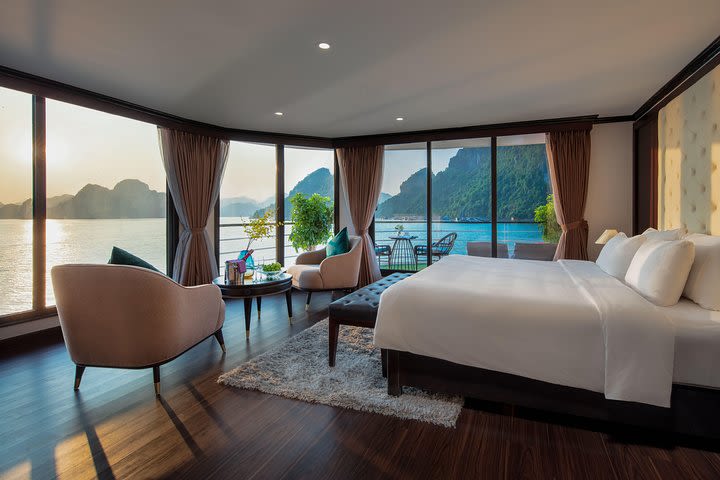 FULL package - 3D2N on 5* Luxury Cruise explore Lan Ha Bay and Halong Bay image