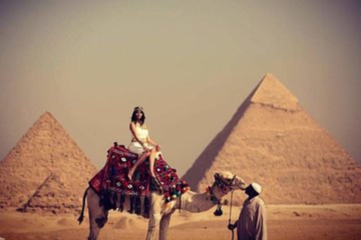 Day Tour Giza Pyramids by Camel In Egypt image