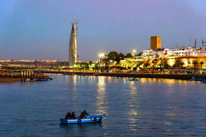Rabat Night Tour with Traditional Moroccan Dinner image