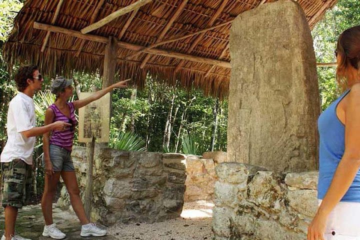 Discover Coba's sunset, ancient Mayan village, dinner and show image