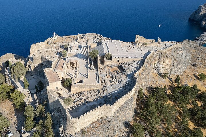 Acropolis of Lindos Skip-The-Line e-Ticket Audio Tour on Phone image