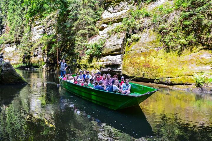 Prague: Bastei Bridge Tour with Boat Ride and Lunch image