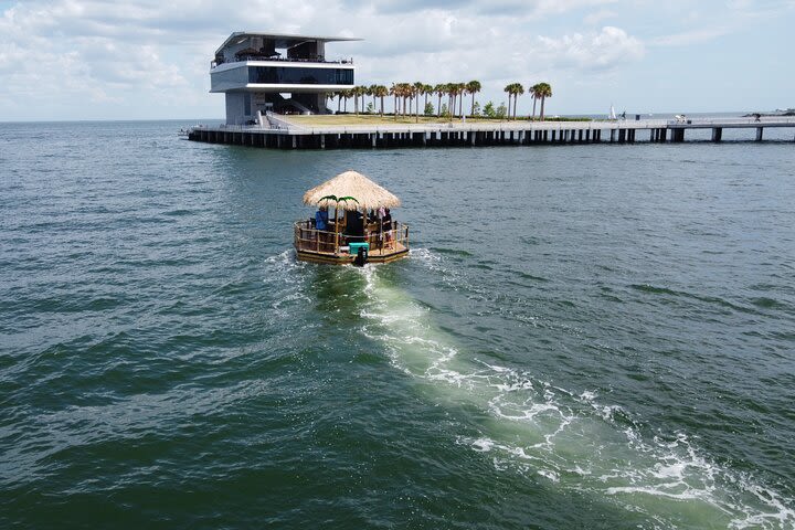 Tiki Boat - St. Pete Pier - The Only Authentic Floating Tiki Bar image