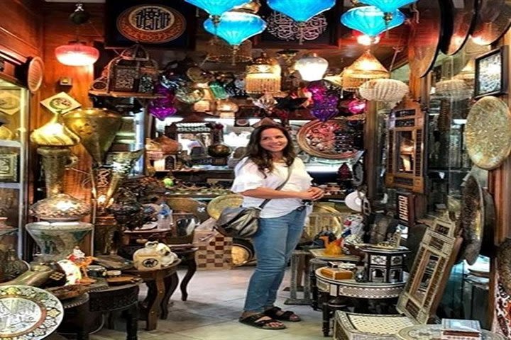 Full Day Tour: Giza pyramids and Egyptian Museum and Khan Khalili Bazaar image