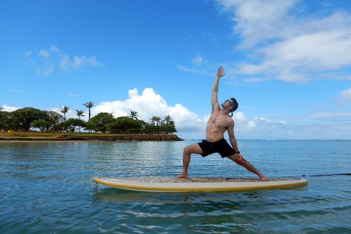 Paddleboard Yoga Class in Honolulu image