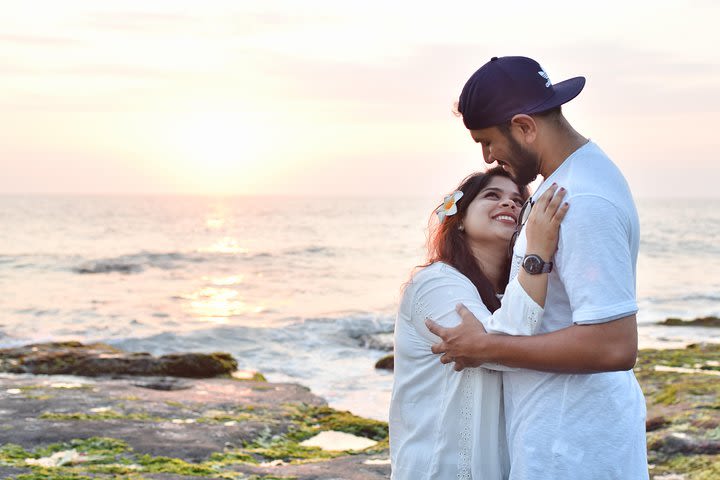 Professional photoshoot at Tanah Lot - Bali image