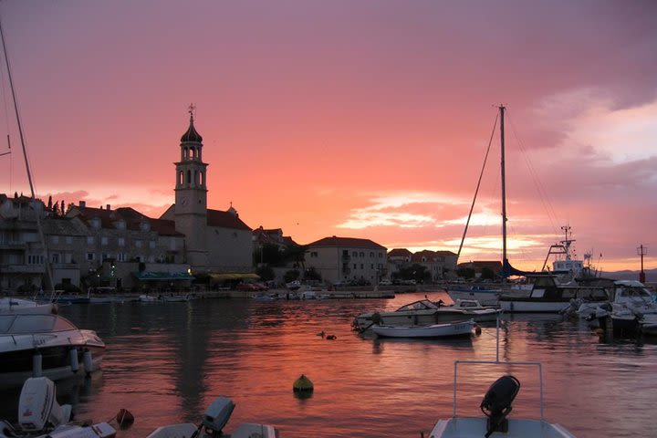 Bol and Golden Horn, Hvar , Pakleni islands and Milna winetasting image