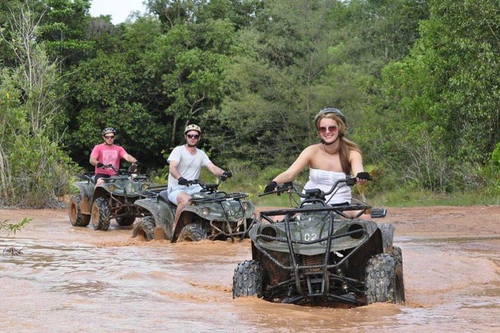 ATV Bike 1 hr + Zipline Adventure 20 platforms with lunch  image