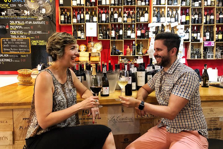 Private Wine and Premium Tapas Tour with Sommelier in Madrid image