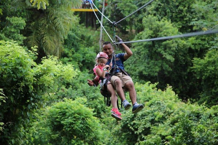 Shore Excursion: Roatan Extreme Zip Line with Monkey/Sloths and Snorkel  image