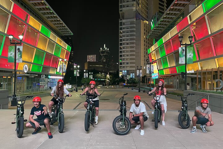 Downtown Dallas Night Sightseeing E-Bike Tour image