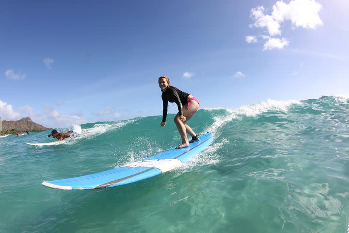 Surfing Lessons On Waikiki Beach image