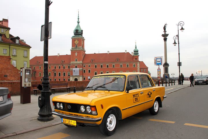 Private Historical Tour of Warsaw by a Retro Fiat with Pickup image