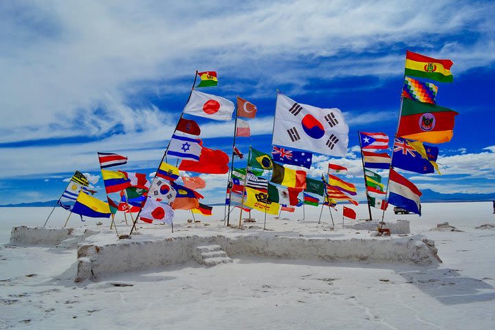 Salar of Uyuni Tour full day | English Speaking Guide | Island of IncaHuasi | image