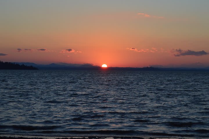 Snack at sunset image