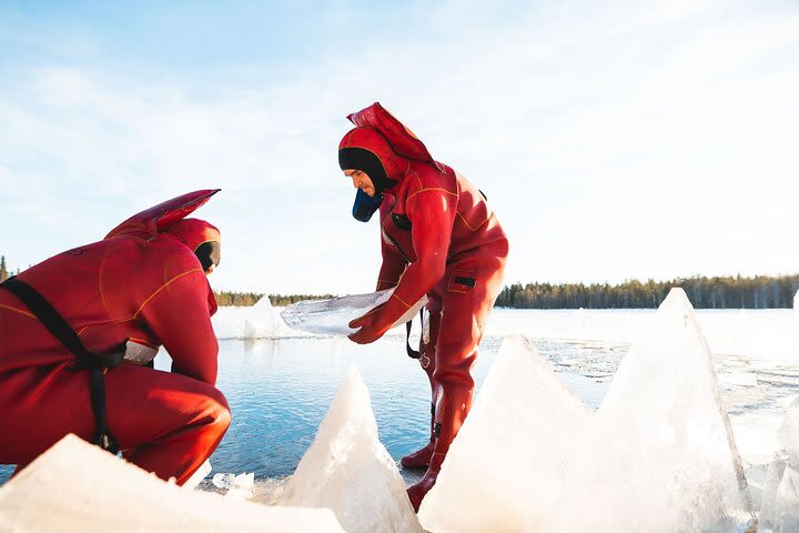 Small-Group Daytime Arctic Ice-Floating from Rovaniemi  image