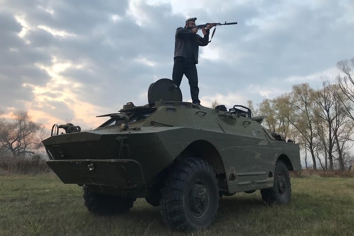 Kiev BRDM-2 Tank Experience and Gun Shooting  image