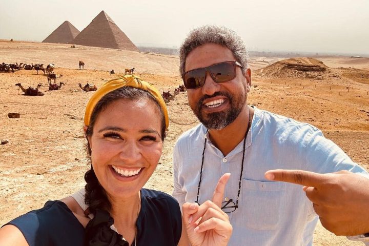 Giza Pyramids and Egyptian Museum Tour image