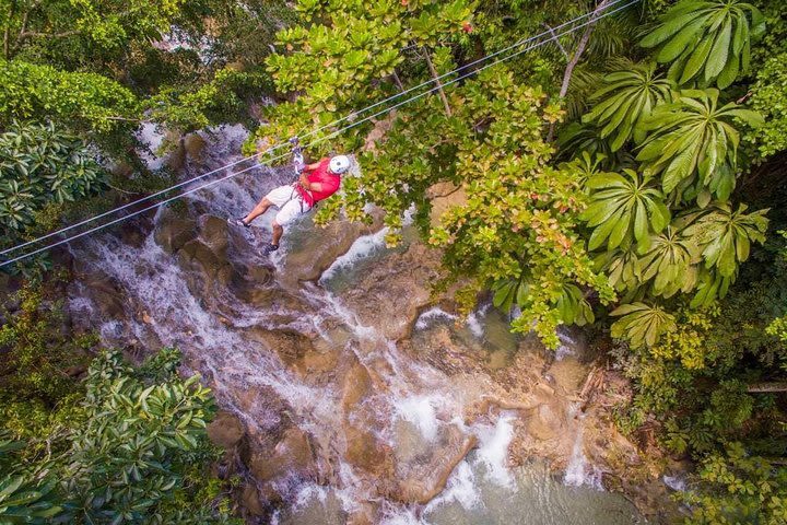 Private Round Trip Transfer to Dunns River Climb and Zipline over the Falls!  image