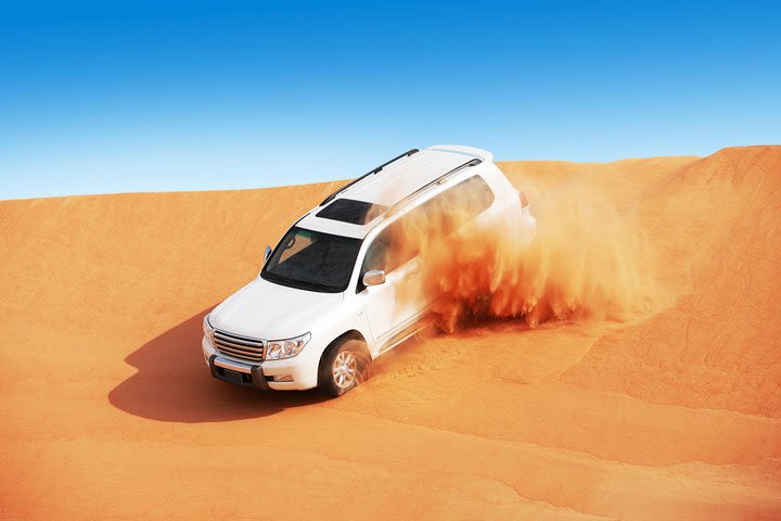 Dubai Super Saver: Desert Camp Experience by 4x4 and Dhow Dinner Cruise image