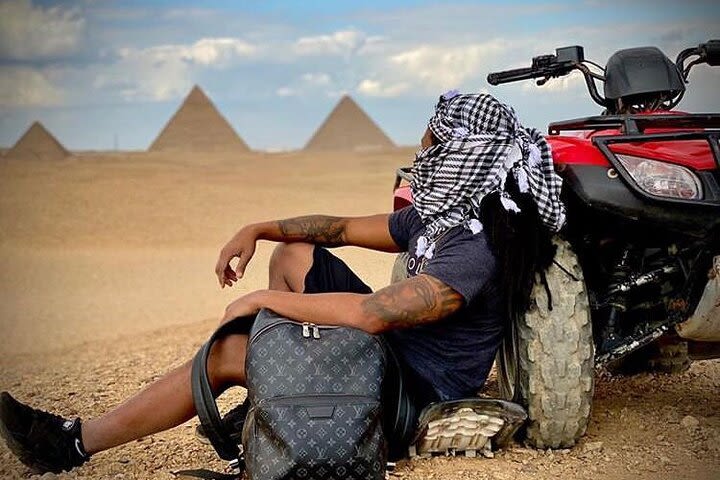 Private Day Tour To the Giza Pyramids &Quad Bike "ATV" Around The Pyramids+Lunch image