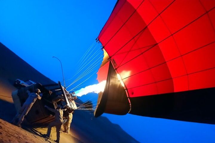  Enjoy Views Of Dubai Beautiful Desert By Hot Air Balloon From Dubai & Falcon  image