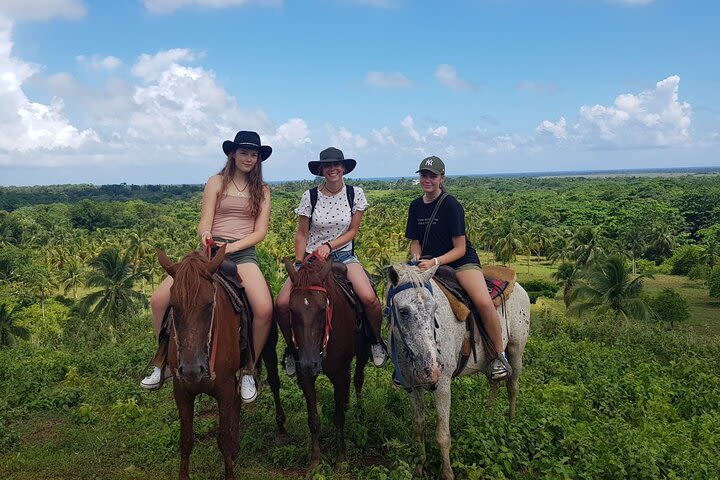 Beach and Mountain Overnight Horseback Riding Combo in El Seibo image