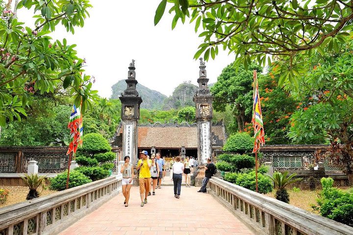 Ninh Binh,Hoa Lu,Tam Coc,Bich Dong with buffet lunch, biking, boating,hiking image