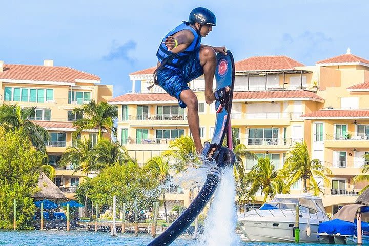 SURF above the water on a HOVERBOARD in CANCUN. Training, Equipment, Instructor. image