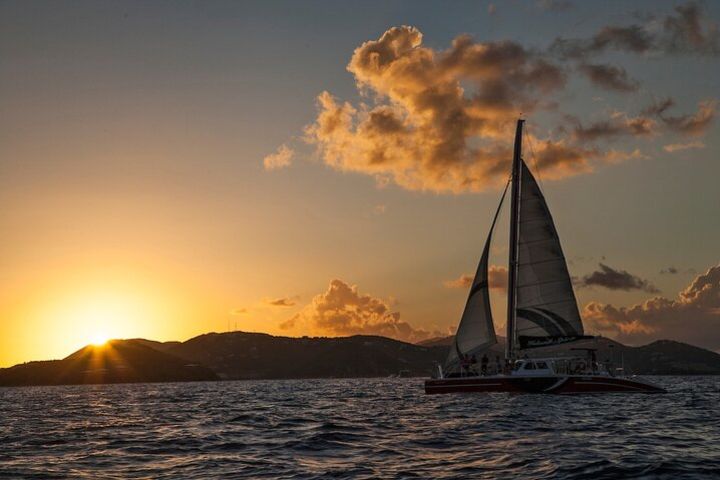 Cruz Bay Champagne Sunset Sail with Open Bar & Hors D'oeuvres image