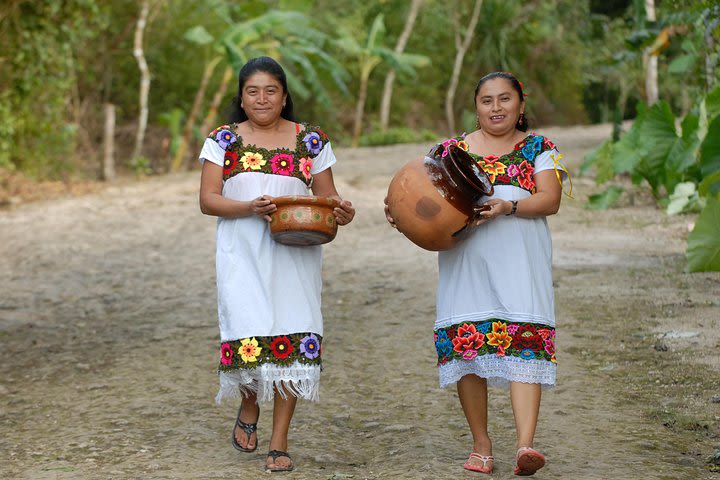 Mayan Inland Expedition - Coba Ruins, Punta Laguna and Mayan family image