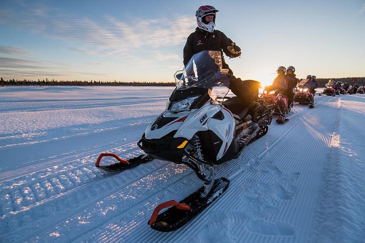 Full Day Snowmobile Safari into the Lappish Wilderness in Rovaniemi image