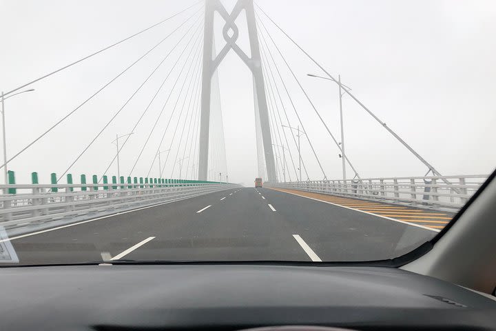 Hong Kong Private Transfer to Macau hotel over Bridge image