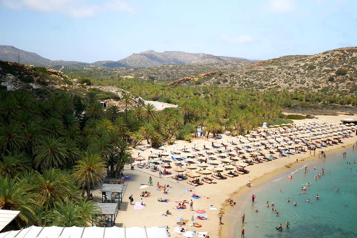 Sitia Town, Toplou Monastery & Vai Palm Beach image